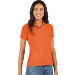 Antigua Women's Mango Legacy Short Sleeve Polo Shirt