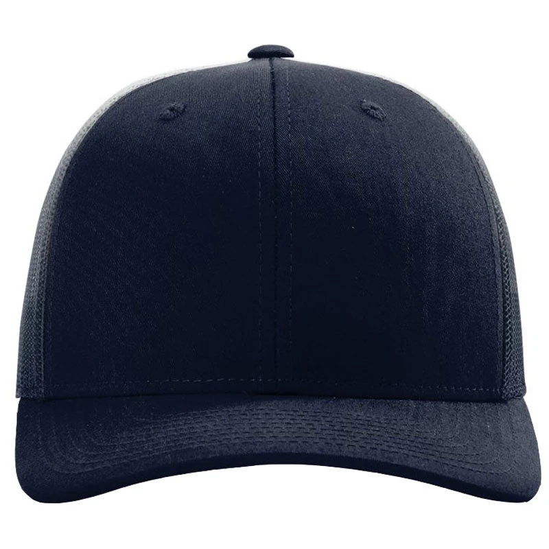 Richardson Navy/White Fade Printed Mesh Trucker Hat 4 Richardson Navy/White Fade Printed Mesh Trucker Hat - Image 4