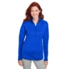 Under Armour Women's Royal Corporate Hybrid Quarter Zip