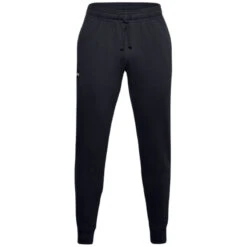 Under Armour Men's Black Rival Fleece Joggers