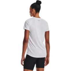 Under Armour Women's White Team Tech Tee -Sportswear Shop 1376847 100 HTB