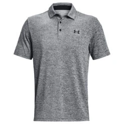 3 Day Under Armour Men's Black/White Light Heather Playoff 3.0 Polo