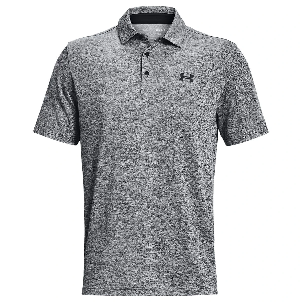 3 Day Under Armour Men's Black/White Light Heather Playoff 3.0 Polo 1 3 Day Under Armour Men's Black/White Light Heather Playoff 3.0 Polo