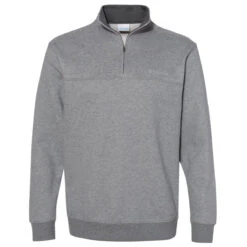 Columbia Men's Charcoal Heather Hart Mountain Half-Zip Sweatshirt