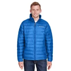 Columbia Men's Azure Blue Powder Lite Jacket