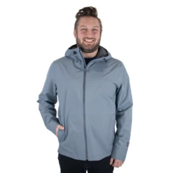 Zusa Men's Charcoal North Shore Rain Jacket -Sportswear Shop 2023 02 12 23.47.26