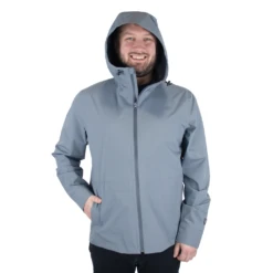 Zusa Men's Charcoal North Shore Rain Jacket -Sportswear Shop 2023 02 12 23.47.38