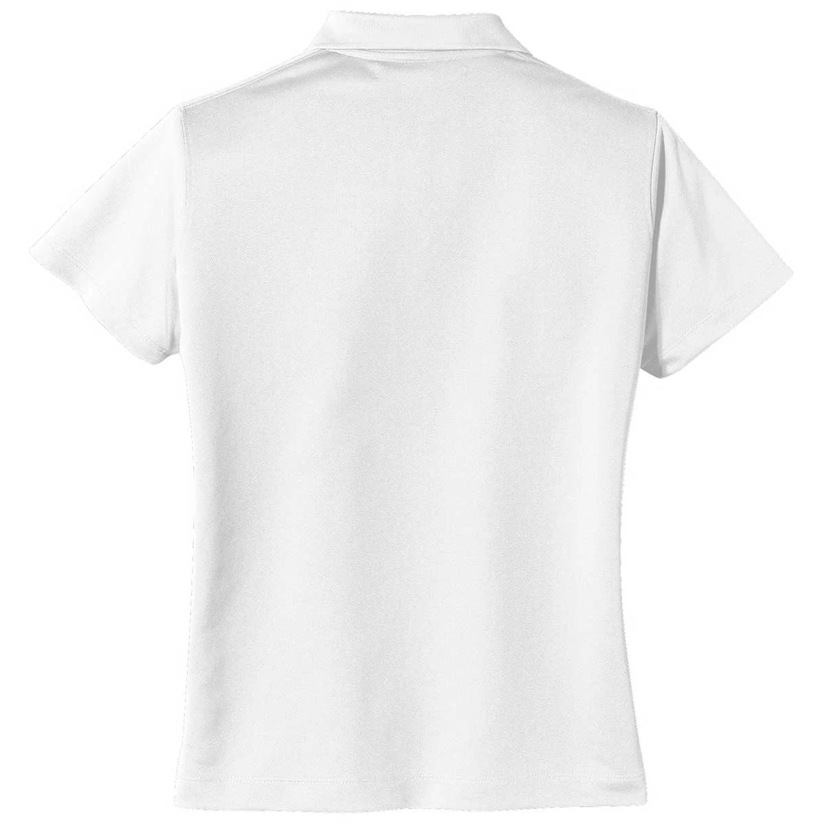 Nike Women's White Tech Basic Dri-FIT Short Sleeve Polo 2 Nike Women's White Tech Basic Dri-FIT Short Sleeve Polo - Image 2