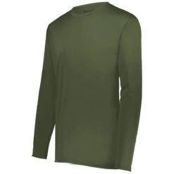 Holloway Men's Olive Momentum Long Sleeve Tee 5 Holloway Men's Olive Momentum Long Sleeve Tee -Sportswear Shop 222822 Olive S