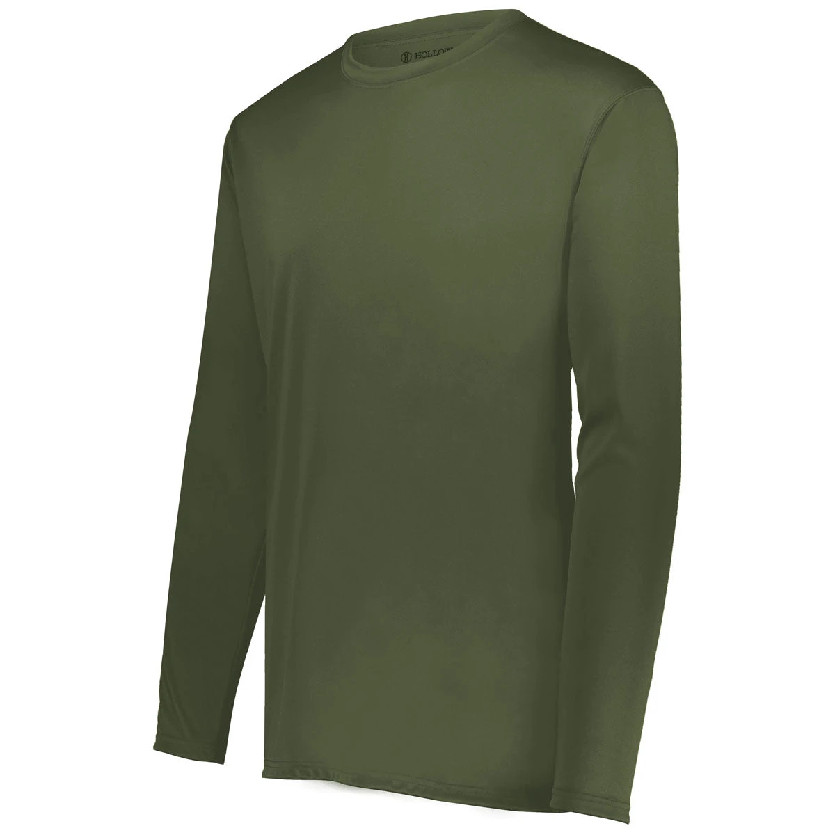 Holloway Men's Olive Momentum Long Sleeve Tee 3 Holloway Men's Olive Momentum Long Sleeve Tee - Image 3