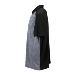 Vantage Men's Black/Charcoal Two-Tone Polo -Sportswear Shop 2615 Black Charcoal L