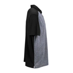 Vantage Men's Black/Charcoal Two-Tone Polo -Sportswear Shop 2615 Black Charcoal R