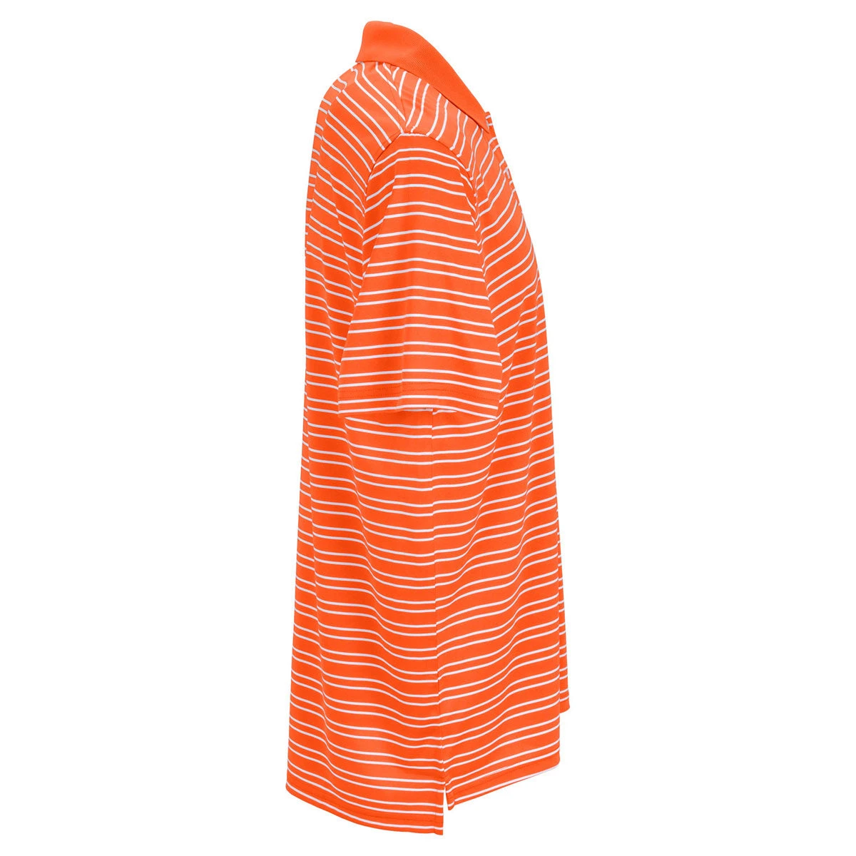 Vantage Men's Orange/White Tour Stripe Polo 3 Vantage Men's Orange/White Tour Stripe Polo - Image 3