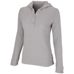 Vantage Women's Grey/White Baja Hoodie -Sportswear Shop 3121 Grey White S