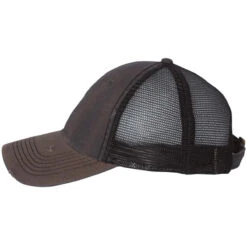 Sportsman Charcoal/Black Dirty-Washed Mesh Cap -Sportswear Shop 3150 Charcoal Black 3