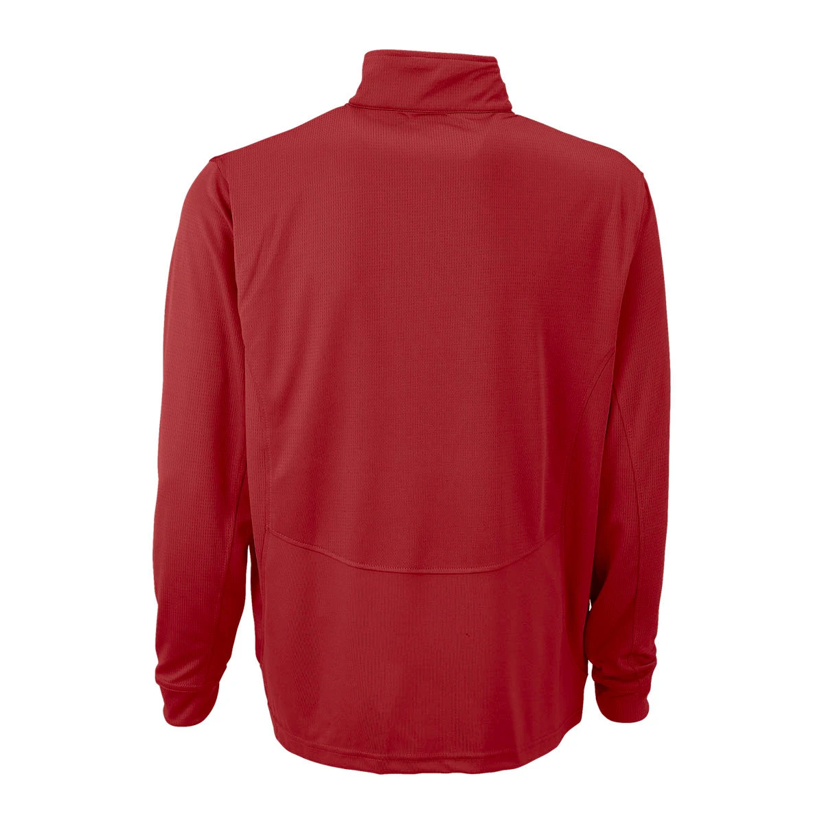 Vantage Men's Sport Red Mesh 1/4-Zip Tech Pullover 2 Vantage Men's Sport Red Mesh 1/4-Zip Tech Pullover - Image 2