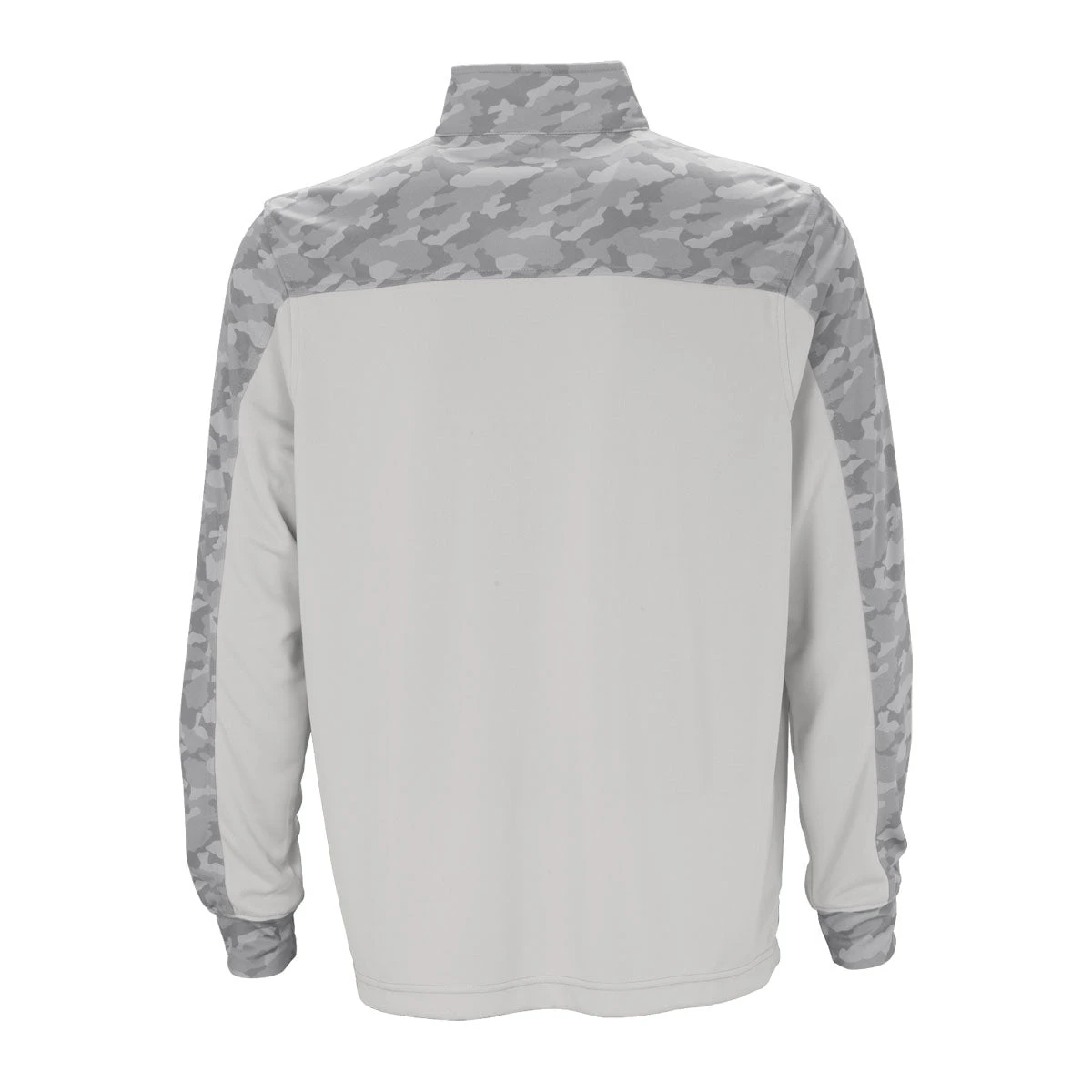 Vantage Men's Grey Pro Camo Block 1/4-Zip Pullover 2 Vantage Men's Grey Pro Camo Block 1/4-Zip Pullover - Image 2