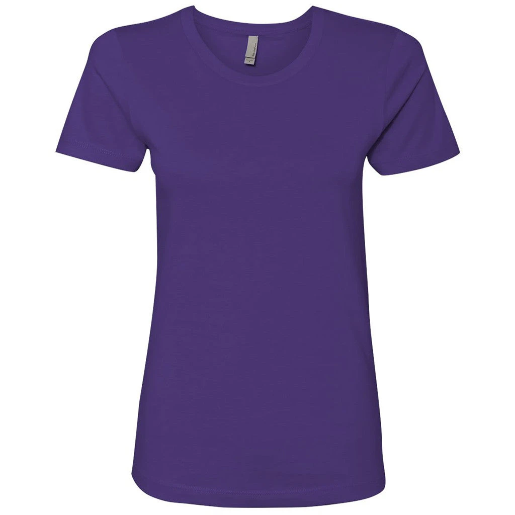 Next Level Women's Purple Rush Boyfriend Tee 1 Next Level Women's Purple Rush Boyfriend Tee