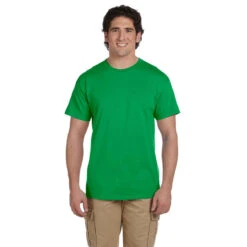 Fruit Of The Loom Men's Kelly 5 Oz. HD Cotton T-Shirt