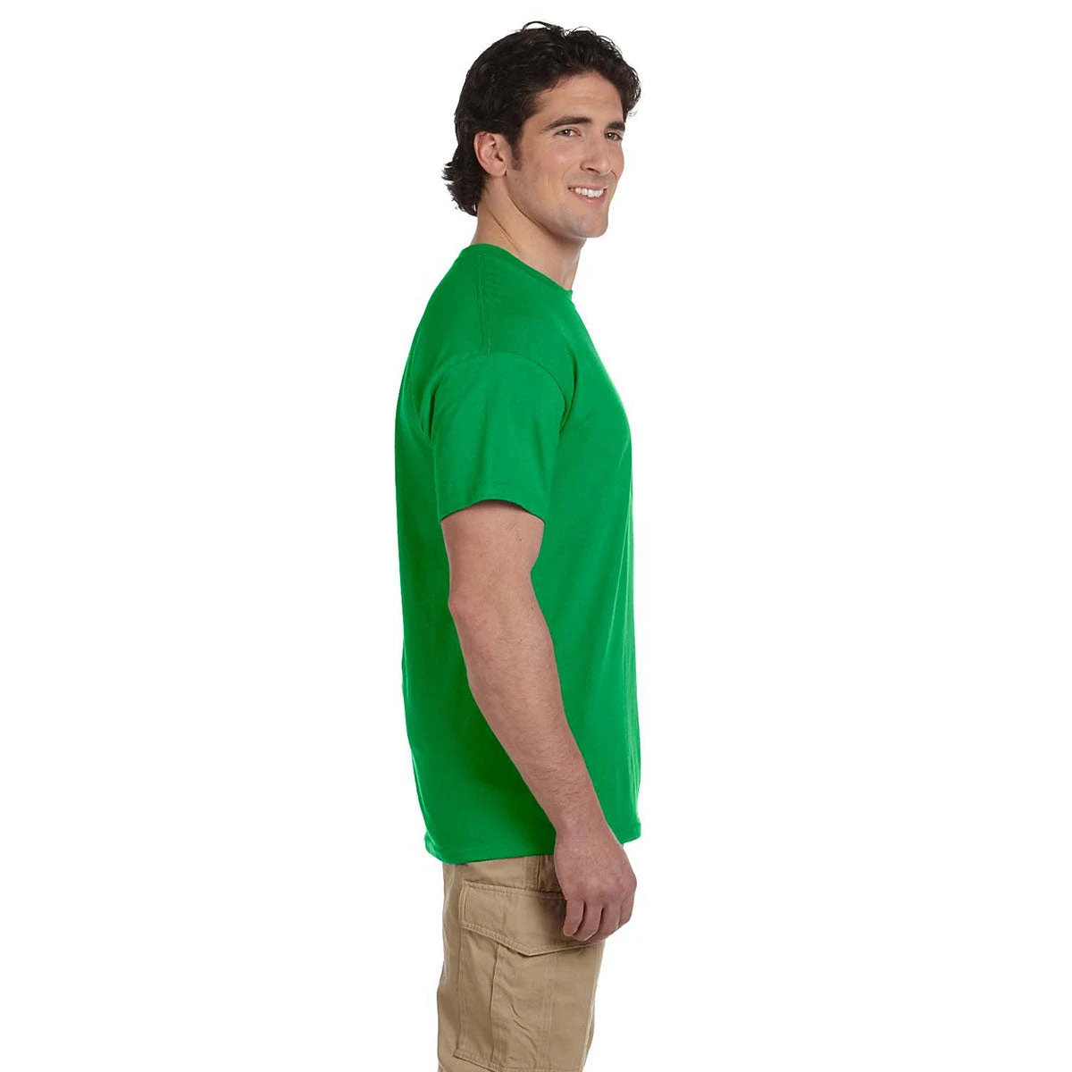 Fruit Of The Loom Men's Kelly 5 Oz. HD Cotton T-Shirt 3 Fruit Of The Loom Men's Kelly 5 Oz. HD Cotton T-Shirt - Image 3