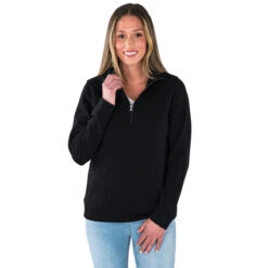 Charles River Women's Black Franconia Quilted Pullover 7 Charles River Women's Black Franconia Quilted Pullover -Sportswear Shop 5368 010 3