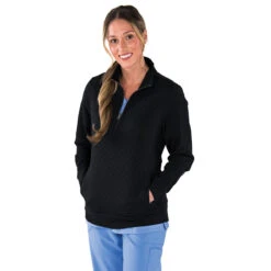 Charles River Women's Black Franconia Quilted Pullover 8 Charles River Women's Black Franconia Quilted Pullover -Sportswear Shop 5368 010 4