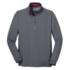 Nike Men's Dark Grey Dri-FIT Long Sleeve Quarter Zip Shirt