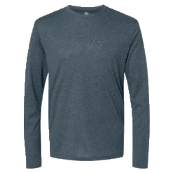 Next Level Men's Indigo Triblend Long-Sleeve Crew Tee
