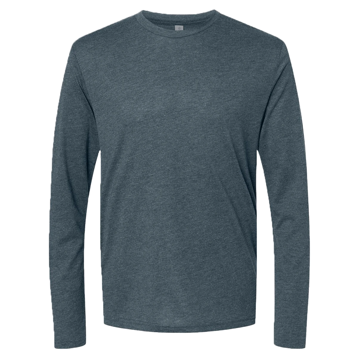 Next Level Men's Indigo Triblend Long-Sleeve Crew Tee 1 Next Level Men's Indigo Triblend Long-Sleeve Crew Tee