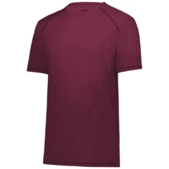Augusta Sportswear Men's Maroon Super Soft-Spun Poly Tee -Sportswear Shop 6842 Maroon S
