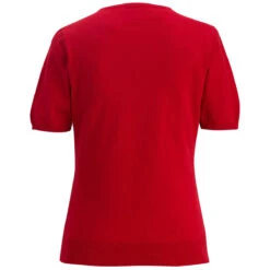 Edwards Women's Red Twinset Cotton Cardigan & Shell -Sportswear Shop 7138 Red Shell B