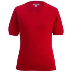 Edwards Women's Red Twinset Cotton Cardigan & Shell -Sportswear Shop 7138 Red Shell F