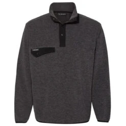 Dri Duck Men's Charcoal Denali Mountain Fleece Pullover