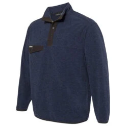 Dri Duck Men's Navy Denali Mountain Fleece Pullover -Sportswear Shop 7352 Navy S