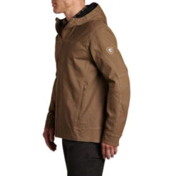 KUHL Men's Dark Khaki Law Hoody 5 KUHL Men's Dark Khaki Law Hoody -Sportswear Shop 7385 Dark Khaki HTS