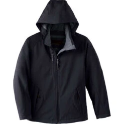 North End Women's Black Glacier Insulated Jacket With Detachable Hood