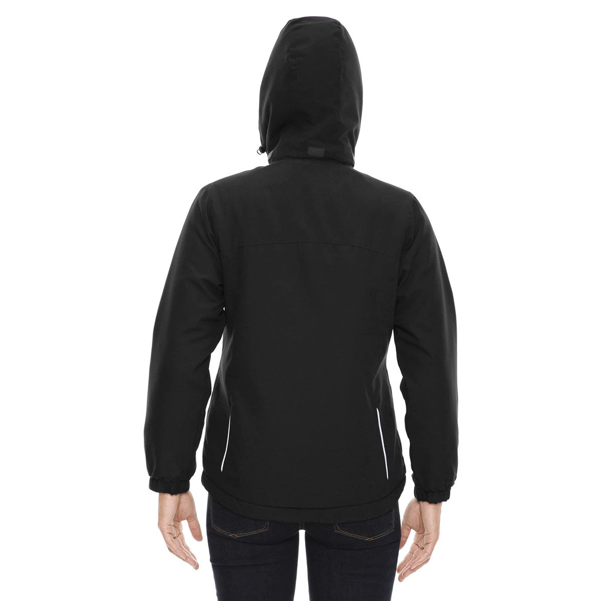 Core 365 Women's Black Brisk Insulated Jacket 3 Core 365 Women's Black Brisk Insulated Jacket - Image 3