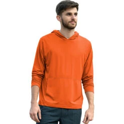 Vansport Men's Orange Trek Hoodie -Sportswear Shop 8062 Orange HTF