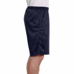 Champion Men's Navy 3.7-Ounce Mesh Short With Pockets -Sportswear Shop 81622 Navy HTS
