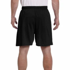 Champion Men's Black 6-Ounce Cotton Gym Short -Sportswear Shop 8187 Black HTB