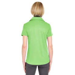 UltraClub Women's Light Green Cool & Dry Jacquard Stripe Polo -Sportswear Shop 8220L Light Green HTB 32ff681b a32e 470e 8f63 afb36c151d59