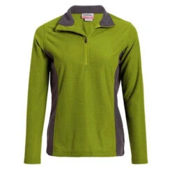 Landway Women's Reed/Charcoal Klamath Waffle-Knit Fleece Pullover