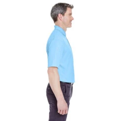 UltraClub Men's Columbia Blue Cool & Dry Stain-Release Performance Polo -Sportswear Shop 8445 Columbia Blue HTS 1a1b0bdc 864c 4b6a b856 7ae87a9bd985