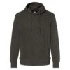 J. America Men's Black Ripple Fleece Hooded Sweatshirt