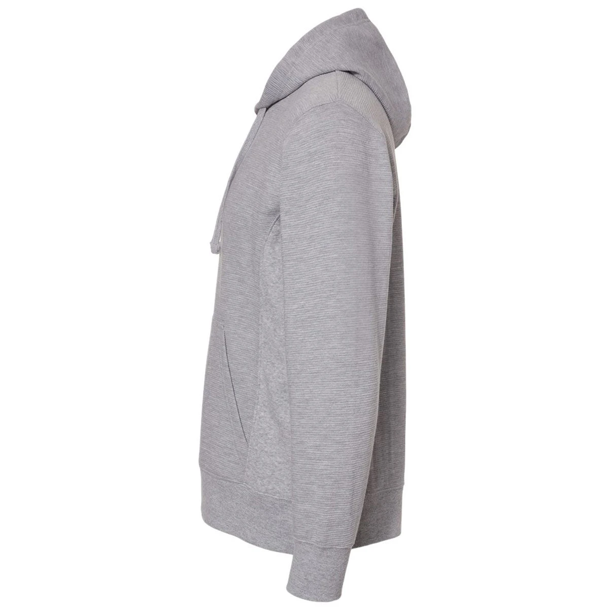 J. America Men's Oxford Ripple Fleece Hooded Sweatshirt 3 J. America Men's Oxford Ripple Fleece Hooded Sweatshirt - Image 3