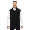 Core 365 Men's Black Tall Journey Fleece Vest