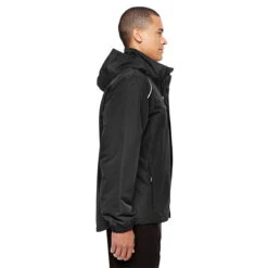 Core 365 Men's Black Profile Fleece-Lined All-Season Jacket -Sportswear Shop 88224 Black HTS 0995f4df df5b 4d69 ae29 7663c2f73b31