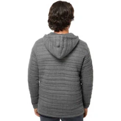 J. America Men's Charcoal Heather Horizon Quilted Anorak Hooded Pullover -Sportswear Shop 8897 Charcoal Heather HTB c3eb5a94 6ddd 4766 bf14 c2e4674bd747