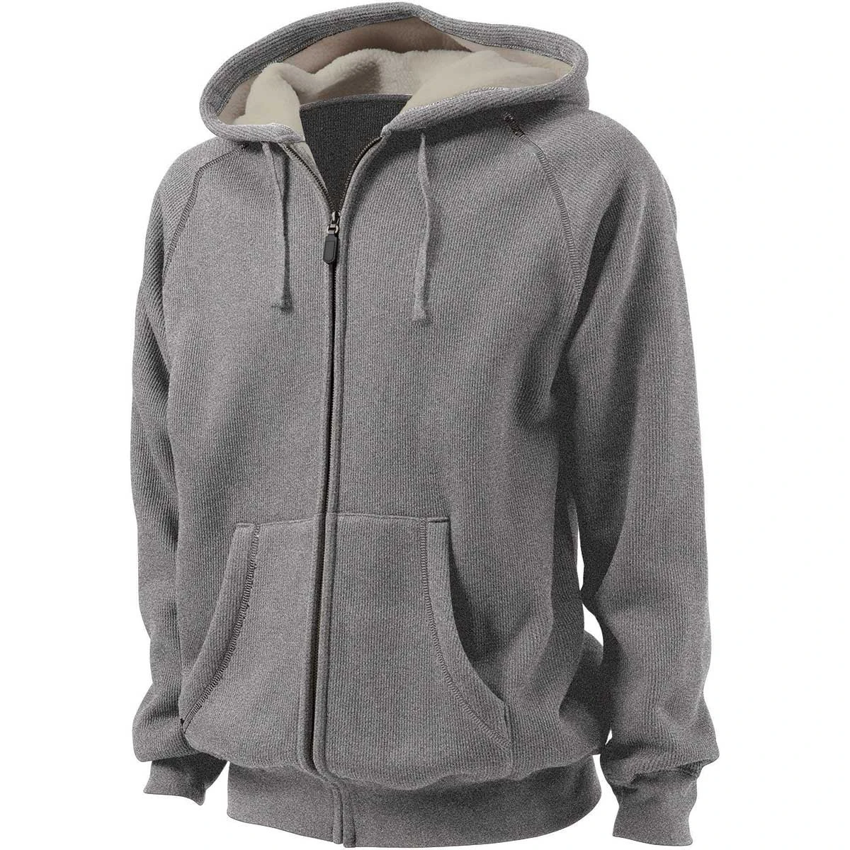 Charles River Men's Oxford Grey Thermal Bonded Sherpa Sweatshirt 1 Charles River Men's Oxford Grey Thermal Bonded Sherpa Sweatshirt