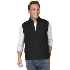 Charles River Men's Black Pack-N-Go Vest -Sportswear Shop 9941 Black HTF